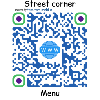 Street corner / Menu